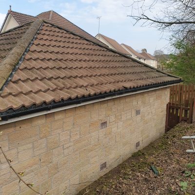 Moss removal from Roof Blue Wave Aberdeen Aberdeenshire